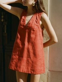 Sleeveless Loose Mini Dress