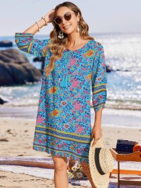 Womens Boho Dresses Casual Beach Dress