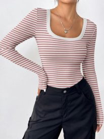Women's Long Sleeve Scoop Neck Shirts
