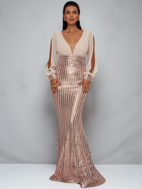Mermaid Cutout Prom Dress XH2075
