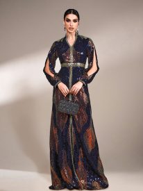 Cutout Sequin Maxi Dress ME00330