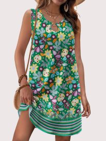 Womens Summer Dresses Loose Boho Tank Dress
