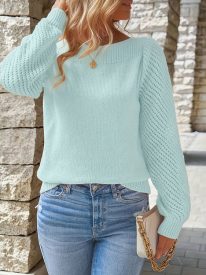 Stylish Cutout Sleeve Knit Top